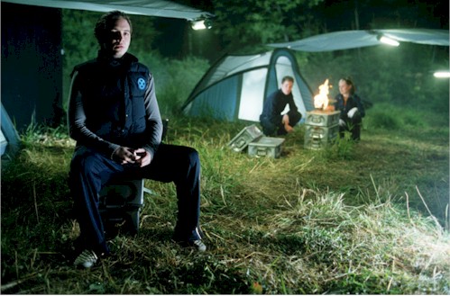 Photo: Camping with Iceman 
and Rogue
